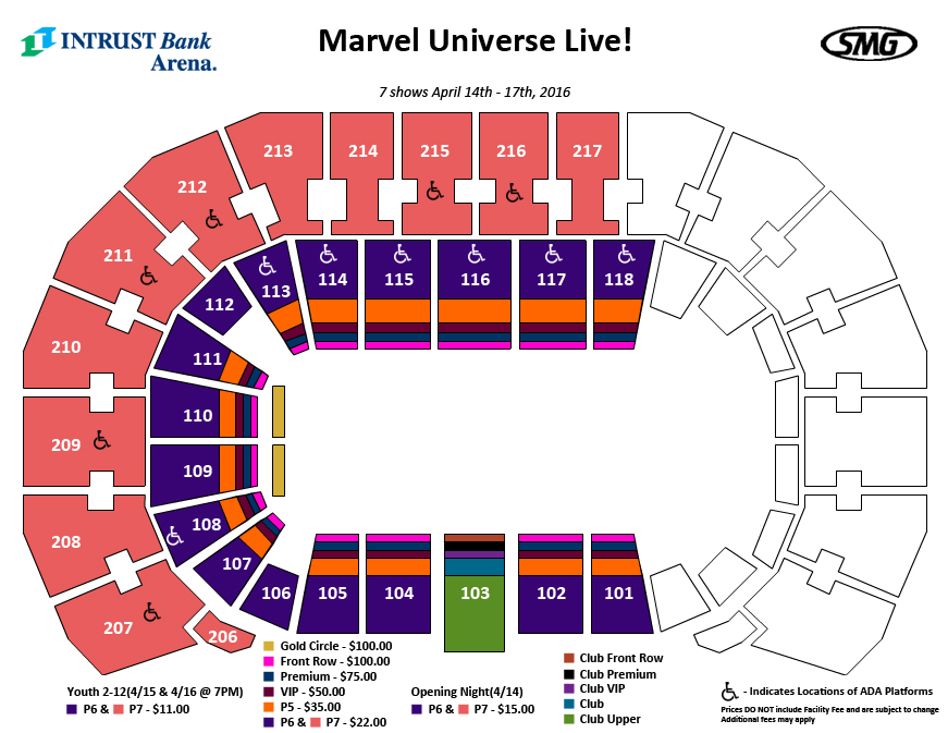 Marvel Stadium Seating Map