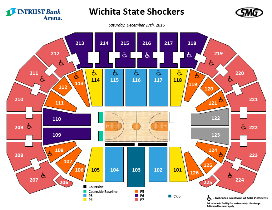 Seating Charts Events & Tickets INTRUST Bank Arena