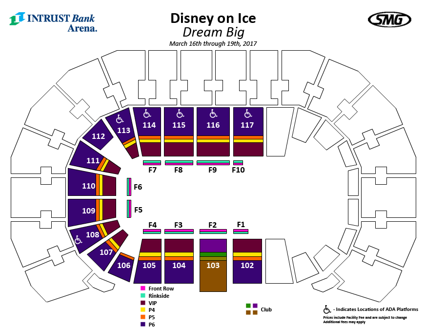 Seating Charts | Events & Tickets | INTRUST Bank Arena