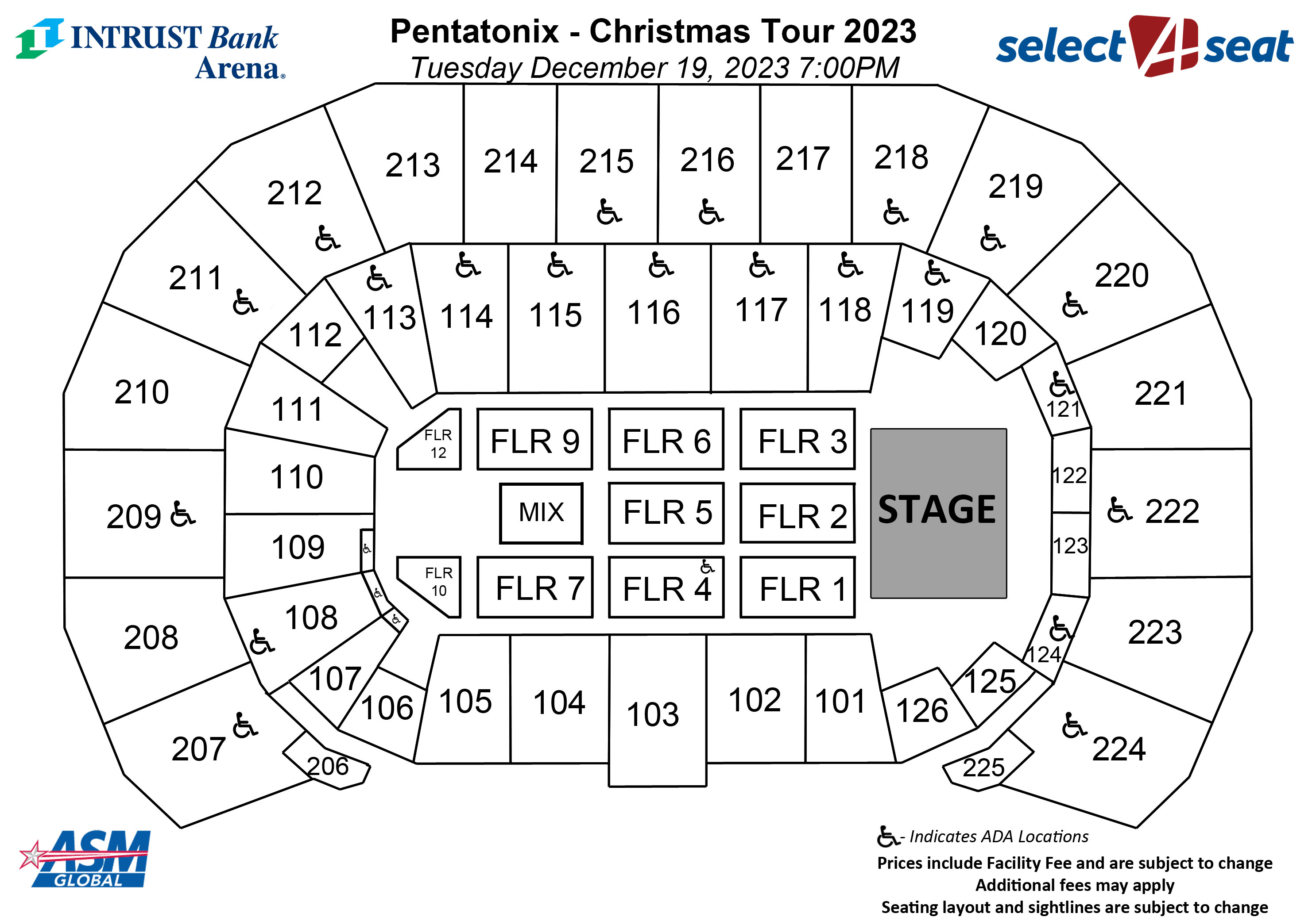 Us Bank Arena Seating Chart With Seat Numbers Two Birds Home